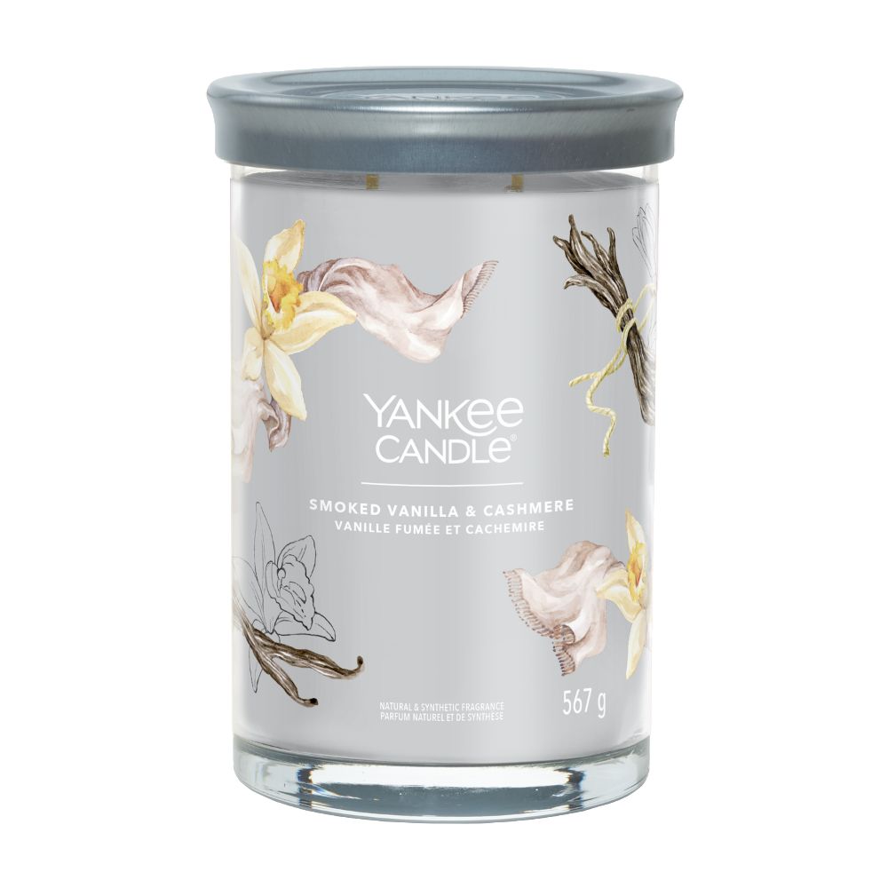 Yankee Candle Signature Large Tumbler Smoked Vanilla & Cashmere Duft