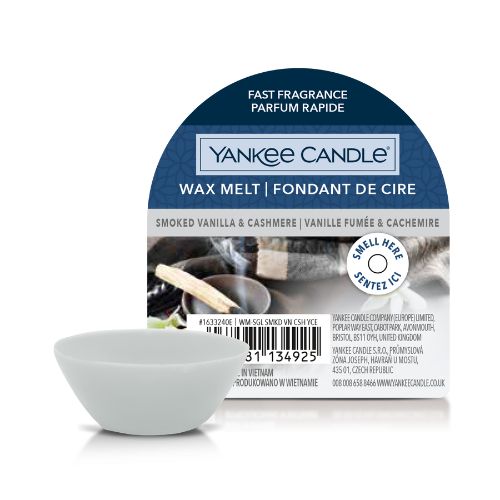 Yankee Candle Wax Melt Smoked Vanilla & Cashmere Düfte für Ihr Zuhause