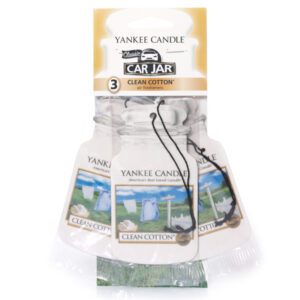 Yankee Candle Car Jar 3 Stück Clean Cotton