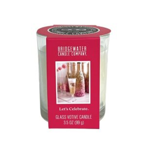 Bridgewater Kerze Glas Votive Let's Celebrate