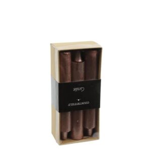 Countryfield Tafelkerze Metallic Kupfer 14 cm