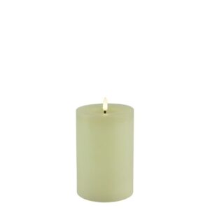 Countryfield Led Stumpenkerze Medium Rustikal Creme Ø 10 cm