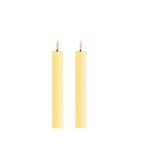 Deluxe Homeart Led Dinnercandle 2 Stück 15 cm Hellgelb