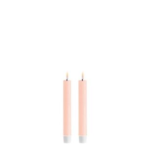 Deluxe Homeart Led Dinnercandle 2 Stück 15 cm Hellrosa