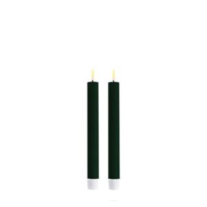 Deluxe Homeart Led Dinnercandle 2 Stück 24 cm schwarz