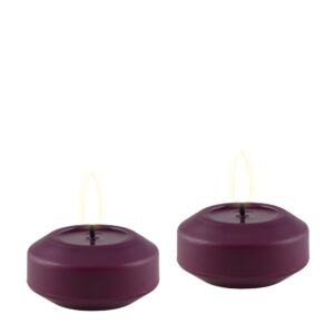 Deluxe Homeart Led Schwimmende Kerze 2 Stück Violett