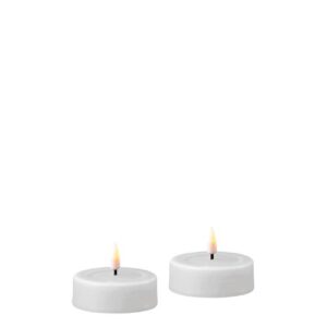 Deluxe Homeart Led Jumbo Teelicht weiß 2 Stück