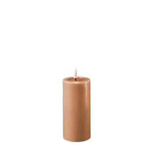 Deluxe Homeart Led Kerze 5 x 10 cm Karamell