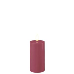 Deluxe Homeart Led Kerze 5 x 10 cm Magenta
