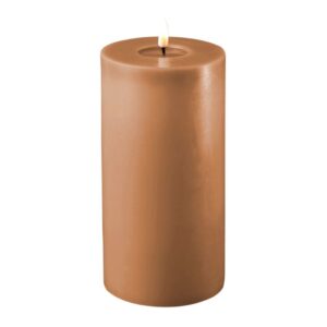 Deluxe Homeart Led Kerze Karamell 10 x 20 cm