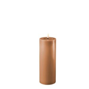 Deluxe Homeart Led Kerze Karamell 7,5 x 20 cm