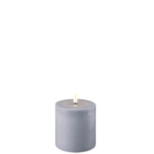 Deluxe Homeart Led-Kerzenstaub Blau 10 x 10 cm