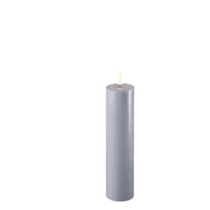 Deluxe Homeart Led-Kerzenstaub Blau 5 x 20 cm