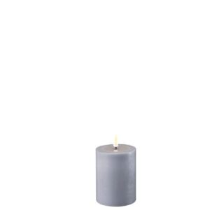 Deluxe Homeart Led-Kerzenstaub Blau 7,5 x 10 cm