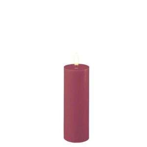 Deluxe Homeart Led Kerze Magenta 5 x 15 cm