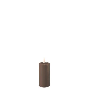 Deluxe Homeart Led Kerze 5 x 10 cm Mocca