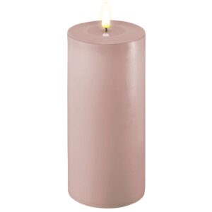 Deluxe Homeart Led Kerze Rose 10 x 20 cm