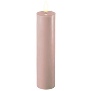 Deluxe Homeart Led Kerze Rose 5 x 20 cm