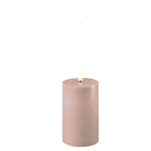 Deluxe Homeart Led Kerze Rose 7,5 x 12,5 cm