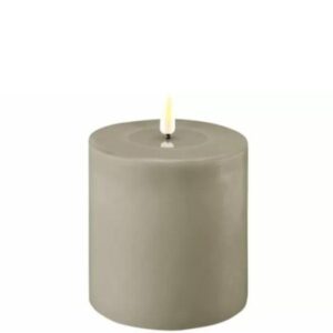 Deluxe Homeart Led Kerze Sand 10 x 10 cm