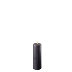 Deluxe Homeart Led Kerze Schwarz 5 x 15 cm