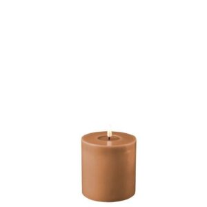 Deluxe Homeart Led Kerze Karamell 10 x 10 cm