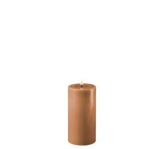 Deluxe Homeart Led Kerze Karamell 7,5 x 15 cm