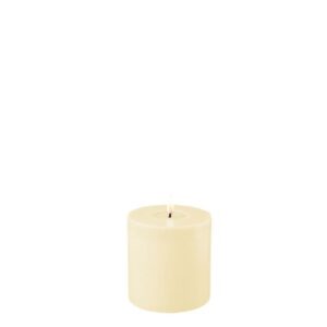Deluxe Homeart Led Kerze Creme 10 x 10 cm