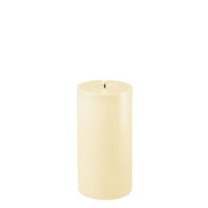 Deluxe Homeart Led Kerze Creme 10 x 20 cm
