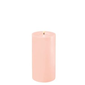 Deluxe Homeart Led Kerze Licht Rosa 10 x 20 cm