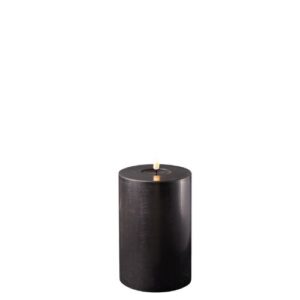 Deluxe Homeart Led Kerze Schwarz 10 x 15 cm