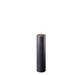 Deluxe Homeart Led Kerze Schwarz 5 x 20 cm