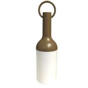 Home Society Kerzenlaterne Isle LED für draußen Braun