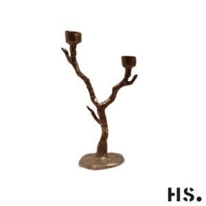 Home Society Kerzenleuchter Zweig Bronze Groß