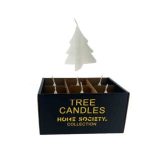 Home Society Weihnachtsbaumkerzen Box 6 Stück Weiß