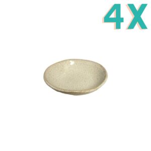 Home Society Kleiner Teller Sofie Beige 4 Stück