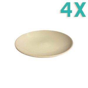 Home Society Frühstücksteller Sofie Beige 4 Stück