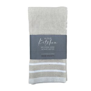Home Society Geschirrtuch 2 Stück Beige