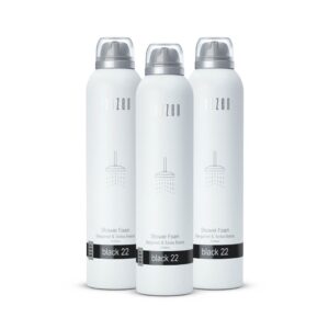 Janzen Duschschaum Schwarz 22 3er-Pack