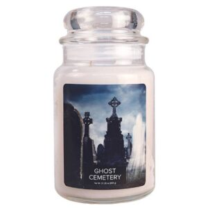 Village Candle Großes Glas Ghost Cemetery