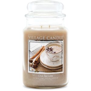 Village Candle Großes Glas Chai Tea Latte