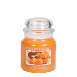 Village Kerze Medium Jar Orange Zimt