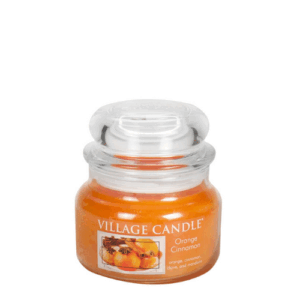 Village Candle Kleines Glas Orange Zimt