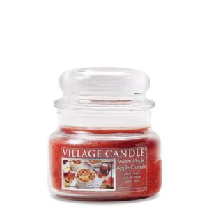 Village Candle Small Jar Warm Maple Apple Crumble