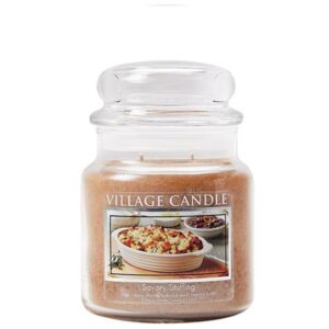 Dorfkerze Medium Bohnenkraut-Füllung
