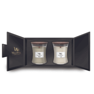 Woodwick Geschenk-Set 2 Medium Kerze
