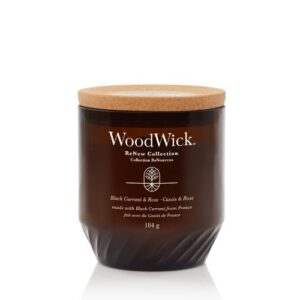 Woodwick ReNew Schwarze Johannisbeere & Rose Medium Kerze