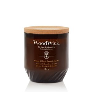 Woodwick ReNew Weihrauch & Myrrhe Medium Kerze