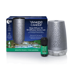 Yankee Candle Schlaf Diffusor Silber Starter Kit