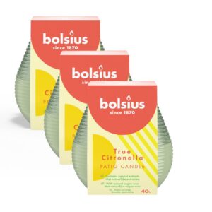 Bolsius Outdoor-Kerze / Patiolight Citronella Soft Green 3 Stück